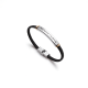 Personalisiertes Edelstahl & Leder Armband – Gravur möglich, verschiedene Farben