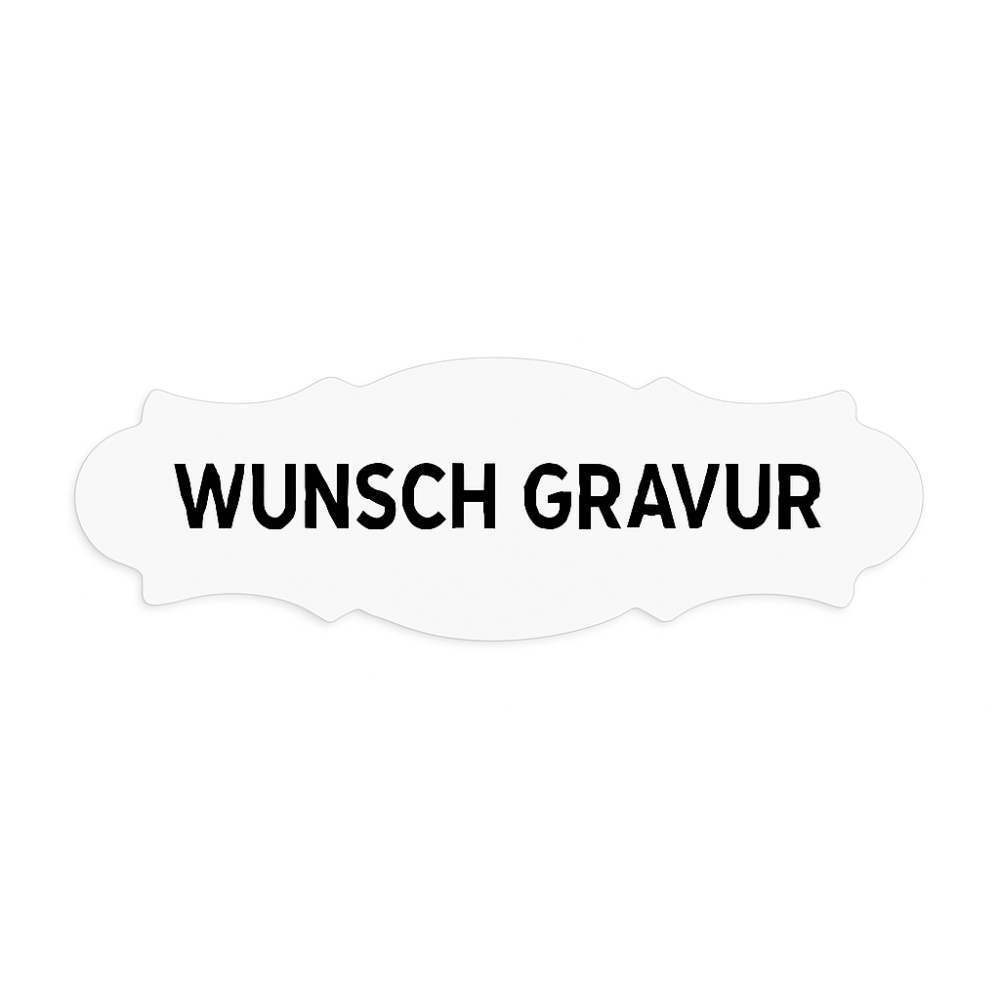 Dekoratives Namensschild 70×26 mm – personalisiert & selbstklebend