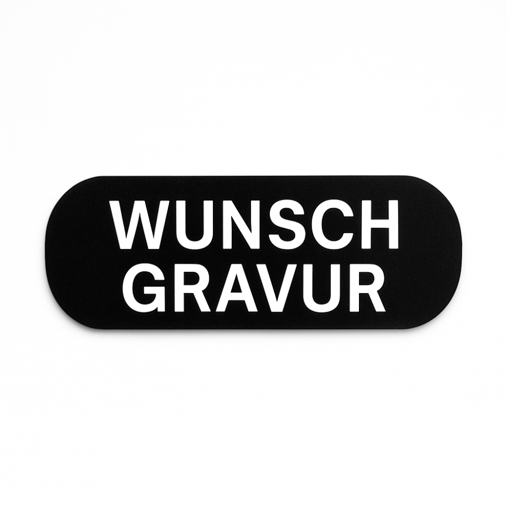 Namensschild mit Gravur – Türschild, Klingelschild & Briefkastenschild – selbstklebend