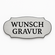 Namensschild mit Gravur – Türschild, Klingelschild & Briefkastenschild – selbstklebend
