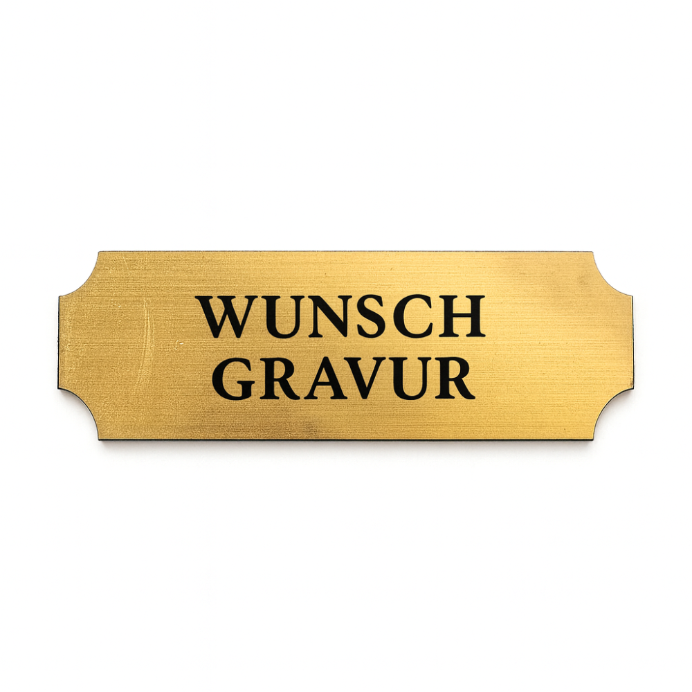 Namensschild mit Gravur – Türschild, Klingelschild & Briefkastenschild – selbstklebend