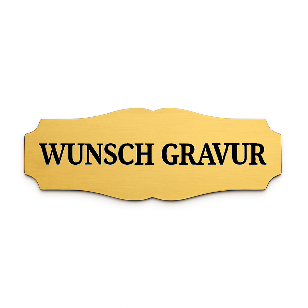 Namensschild mit Gravur – Türschild, Klingelschild & Briefkastenschild – selbstklebend