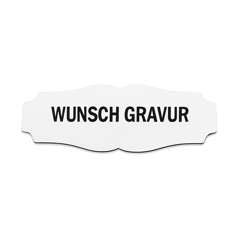 Namensschild mit Gravur – Türschild, Klingelschild & Briefkastenschild – selbstklebend