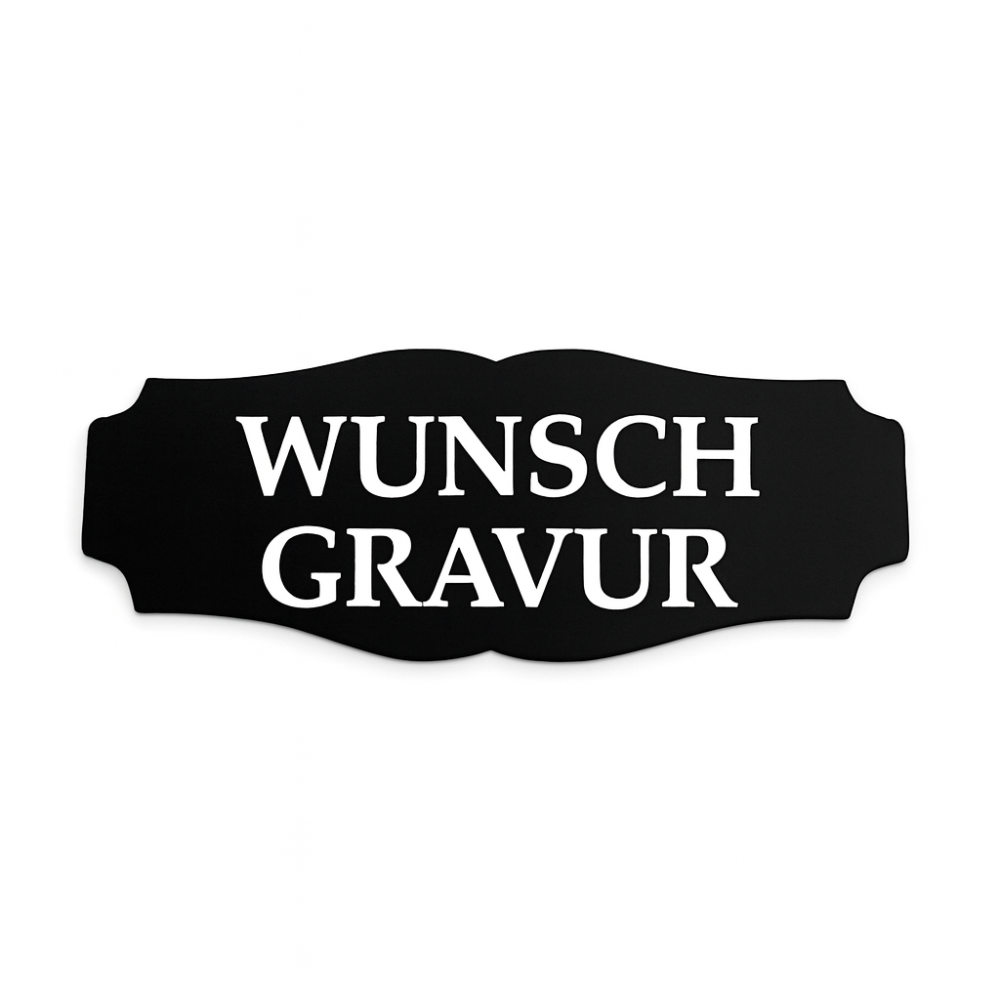 Namensschild mit Gravur – Türschild, Klingelschild & Briefkastenschild – selbstklebend