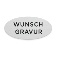 Namensschild mit Gravur – Türschild, Klingelschild & Briefkastenschild – selbstklebend