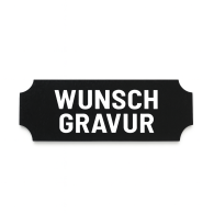 Namensschild mit Gravur – Türschild, Klingelschild & Briefkastenschild – selbstklebend