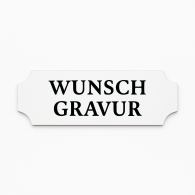 Namensschild mit Gravur – Türschild, Klingelschild & Briefkastenschild – selbstklebend